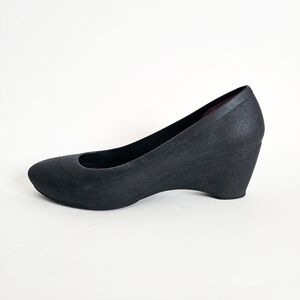 Crocs lina wedges casual shoes black 9